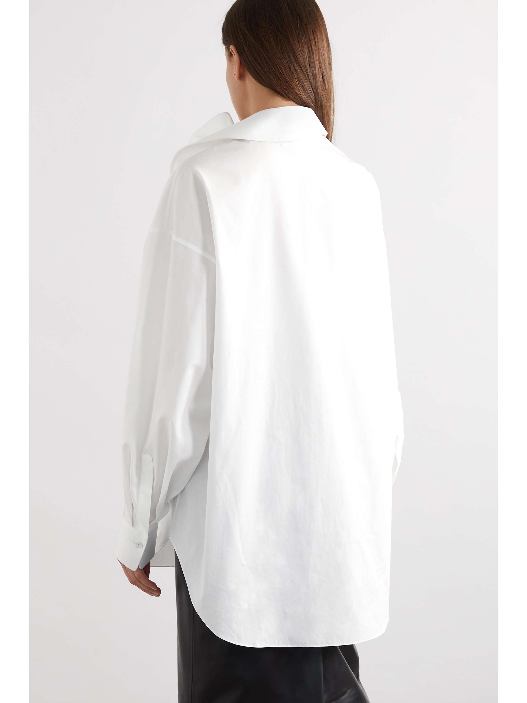 ALEXANDER MCQUEEN Cotton-poplin shirt | NET-A-PORTER