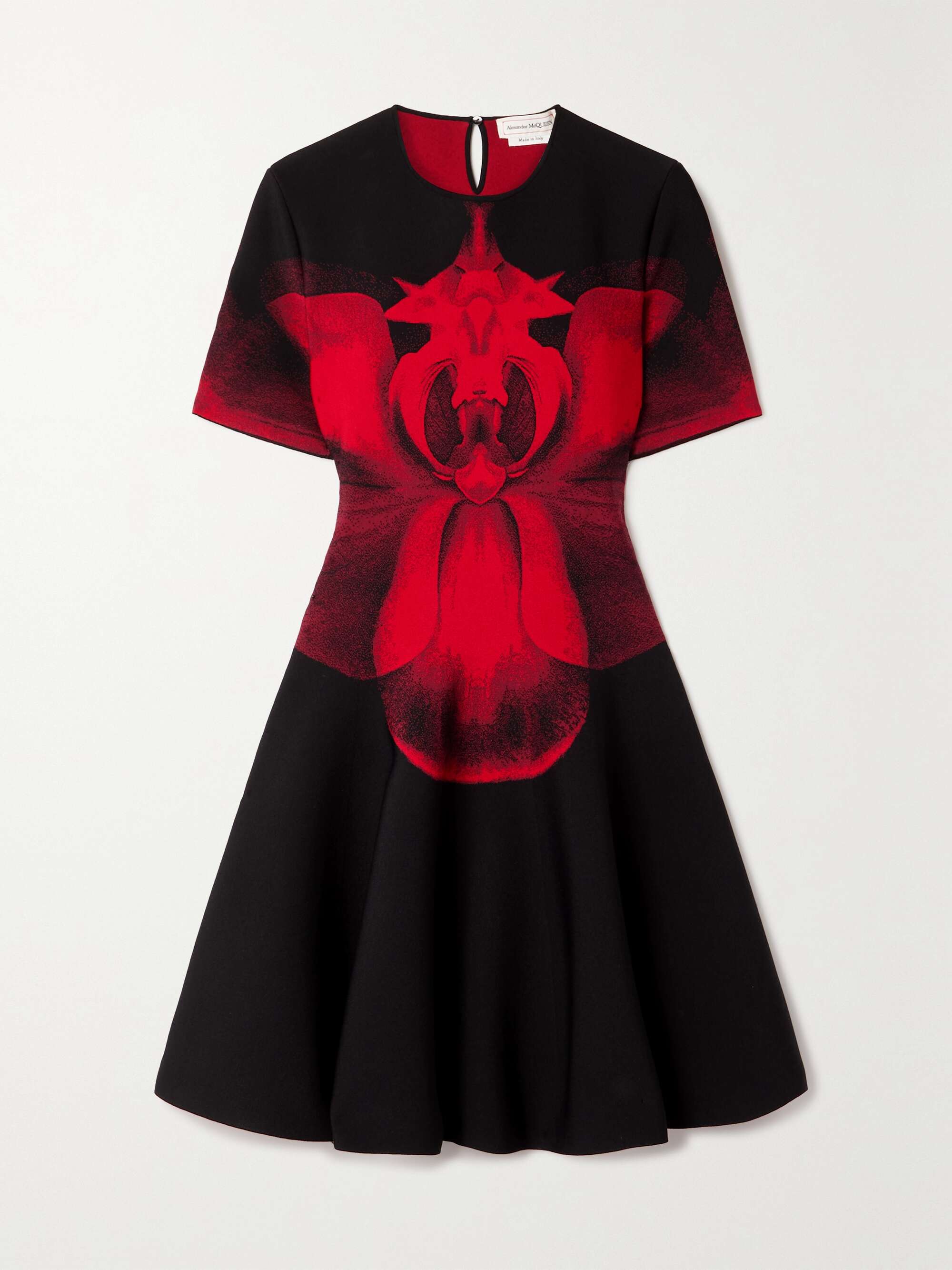 人気大割引 MCQUEEN Jacquard-knit mini dress | NET-A-PORTER ワンピース