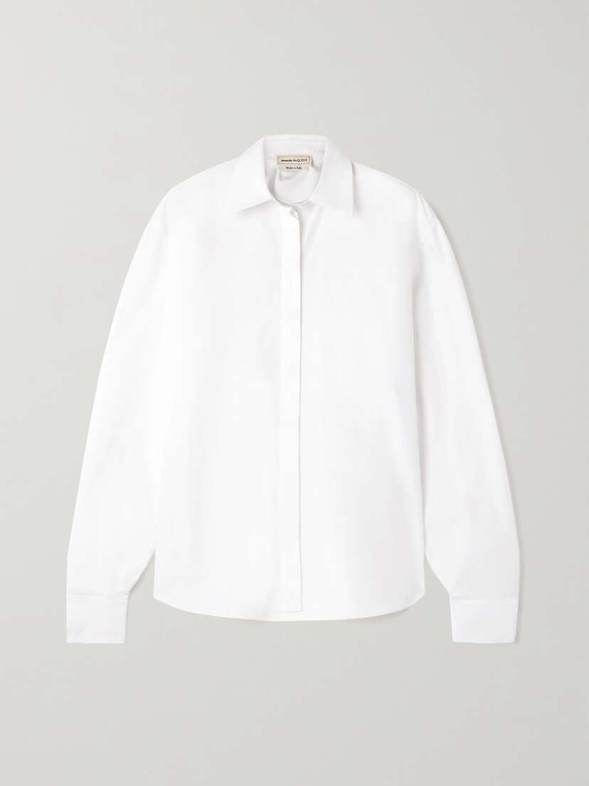 McQueen Cotton-poplin Shirt