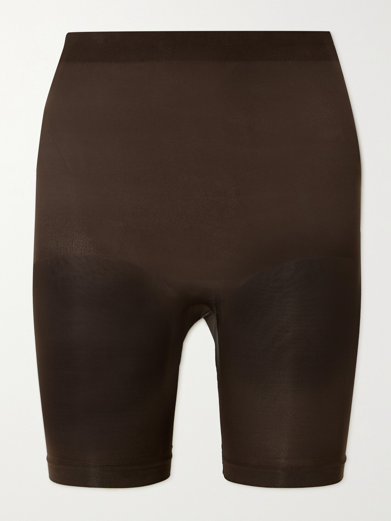 Skims Mid-thigh Sculpting Shorts In Onyx