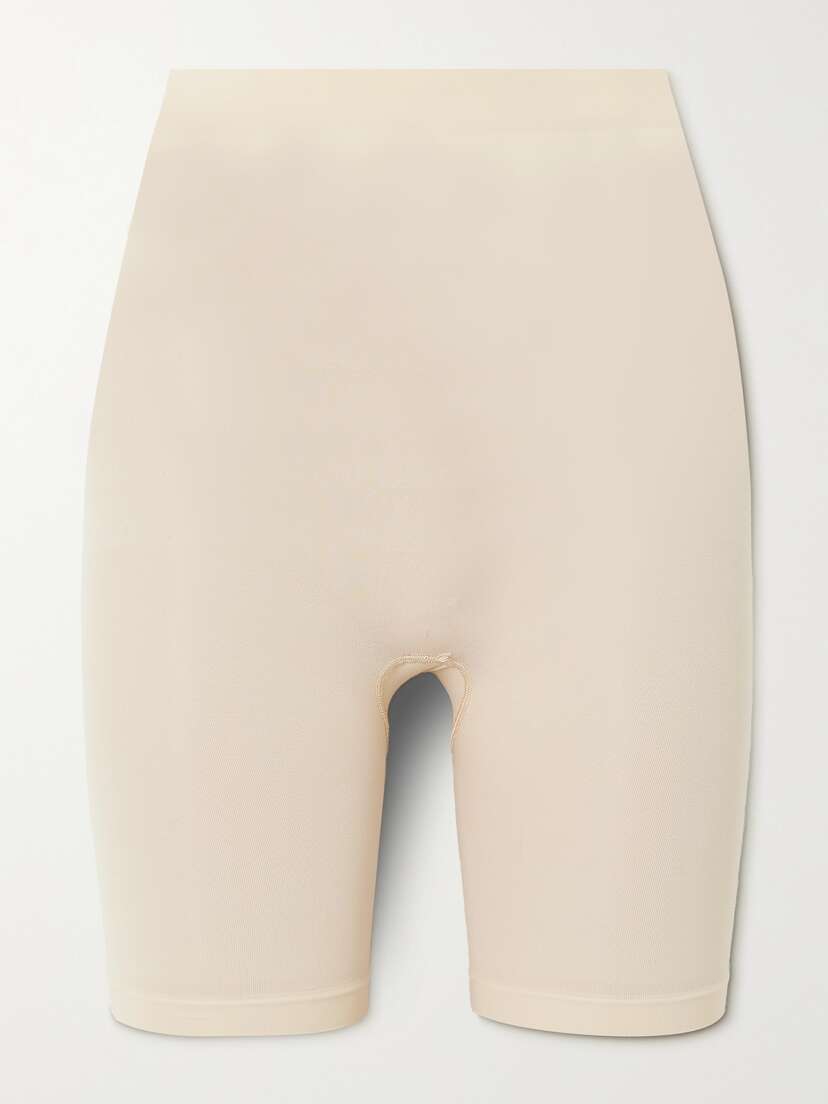 Skims Seamless Sculpt Mid Thigh Short - Clay