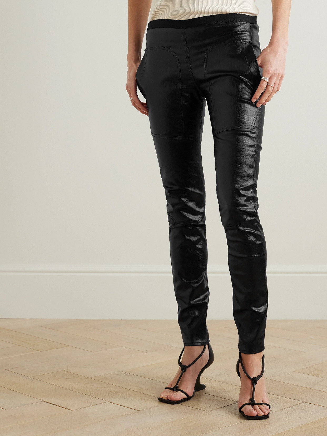 Coated Low-Rise Skinny