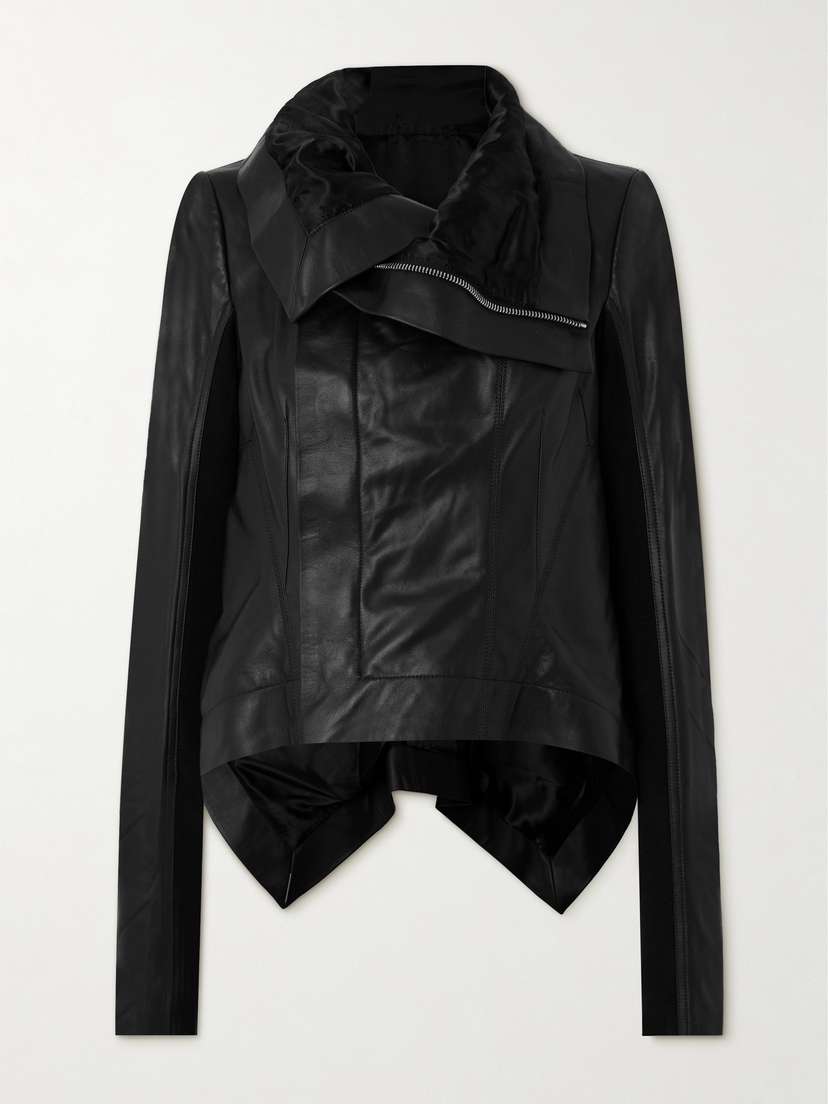 Rick Owens Naska Leather Biker Jacket