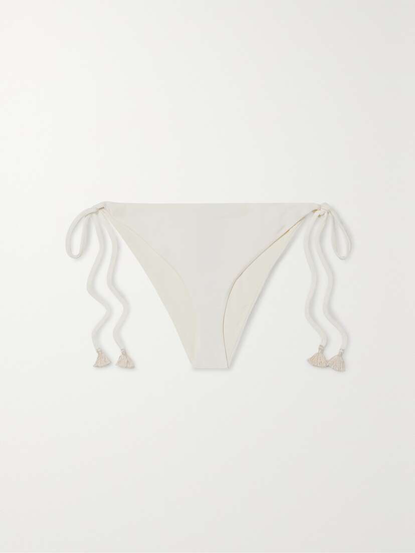 Johanna Ortiz + Net Sustain Sullen Tasseled Bikini Briefs - x large