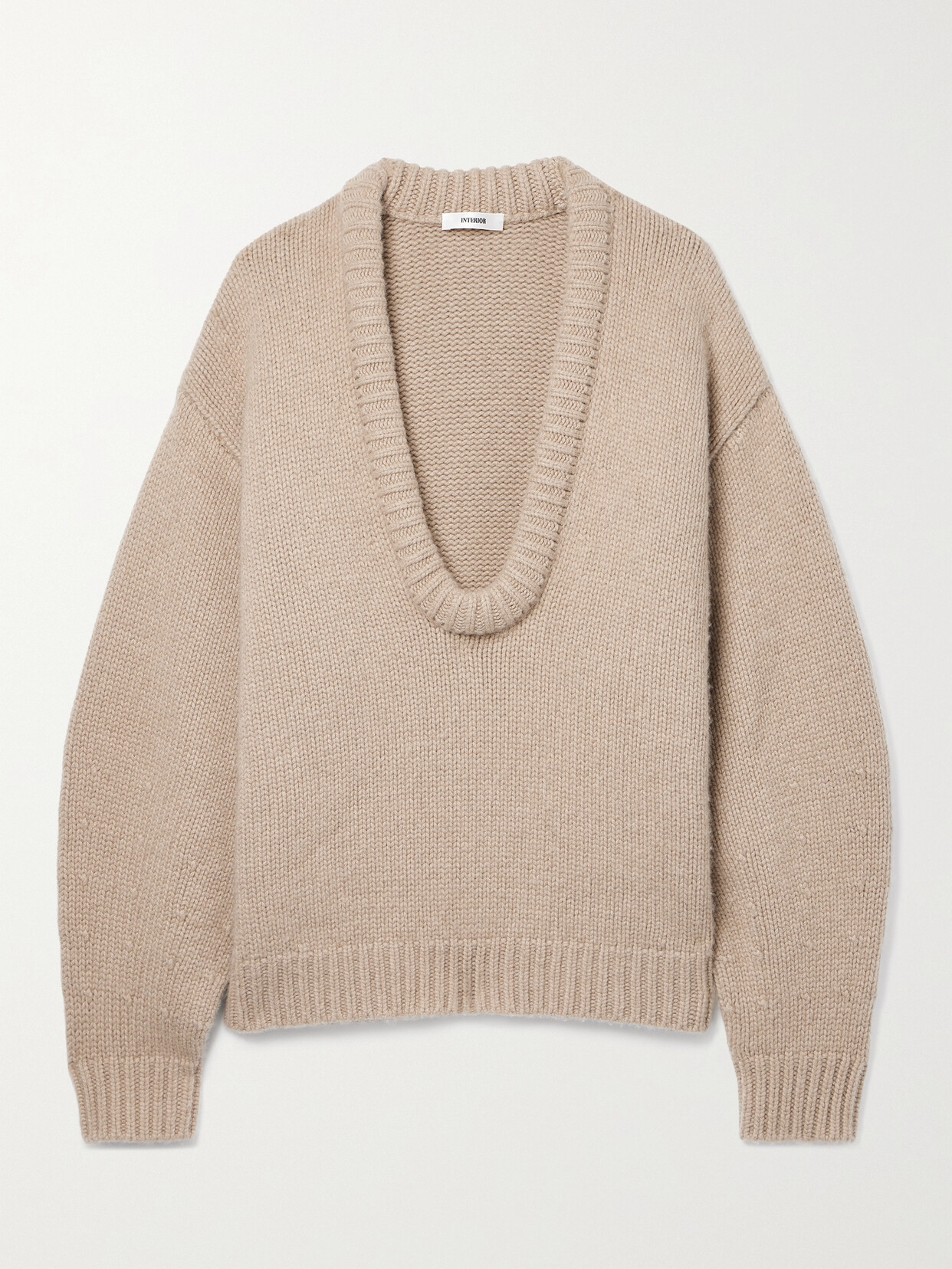 Interior - The Bruno Cashmere Sweater - Neutrals