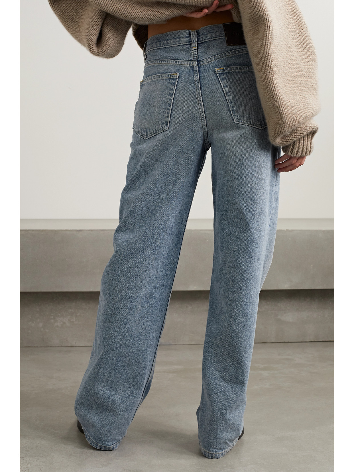 Interior The Remy High-rise Straight-leg Jeans In Blue