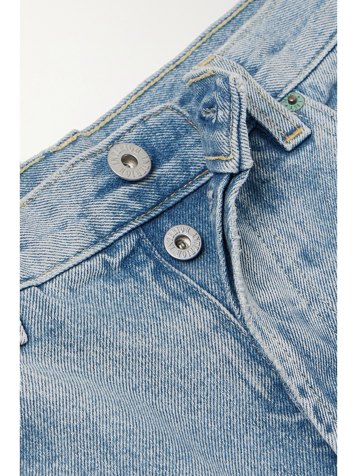 Interior The Remy High-rise Straight-leg Jeans In Blue