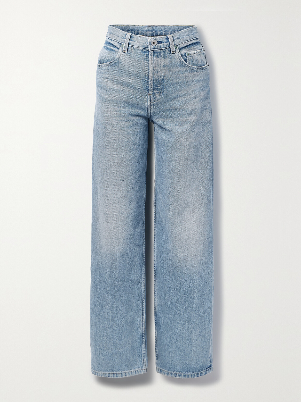 Interior - The Remy High-rise Straight-leg Jeans - Blue