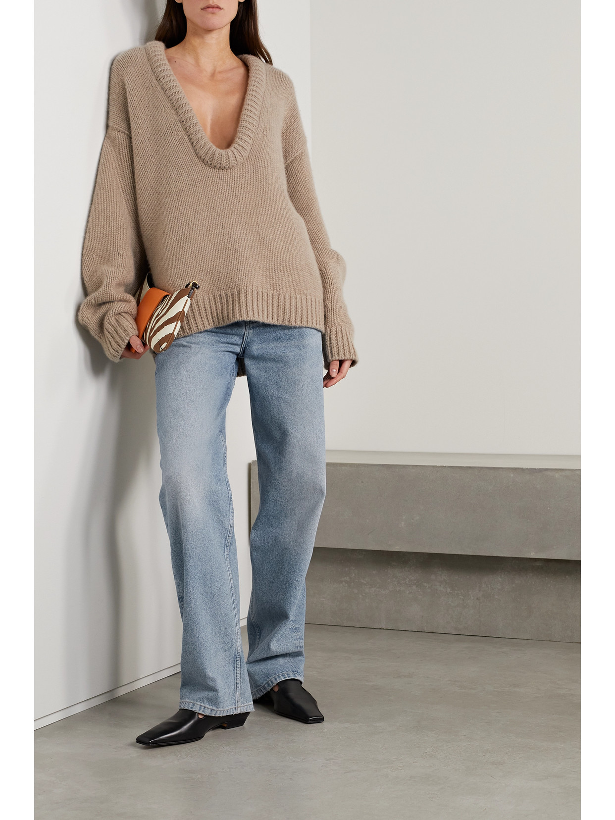 Interior The Remy High-rise Straight-leg Jeans In Blue