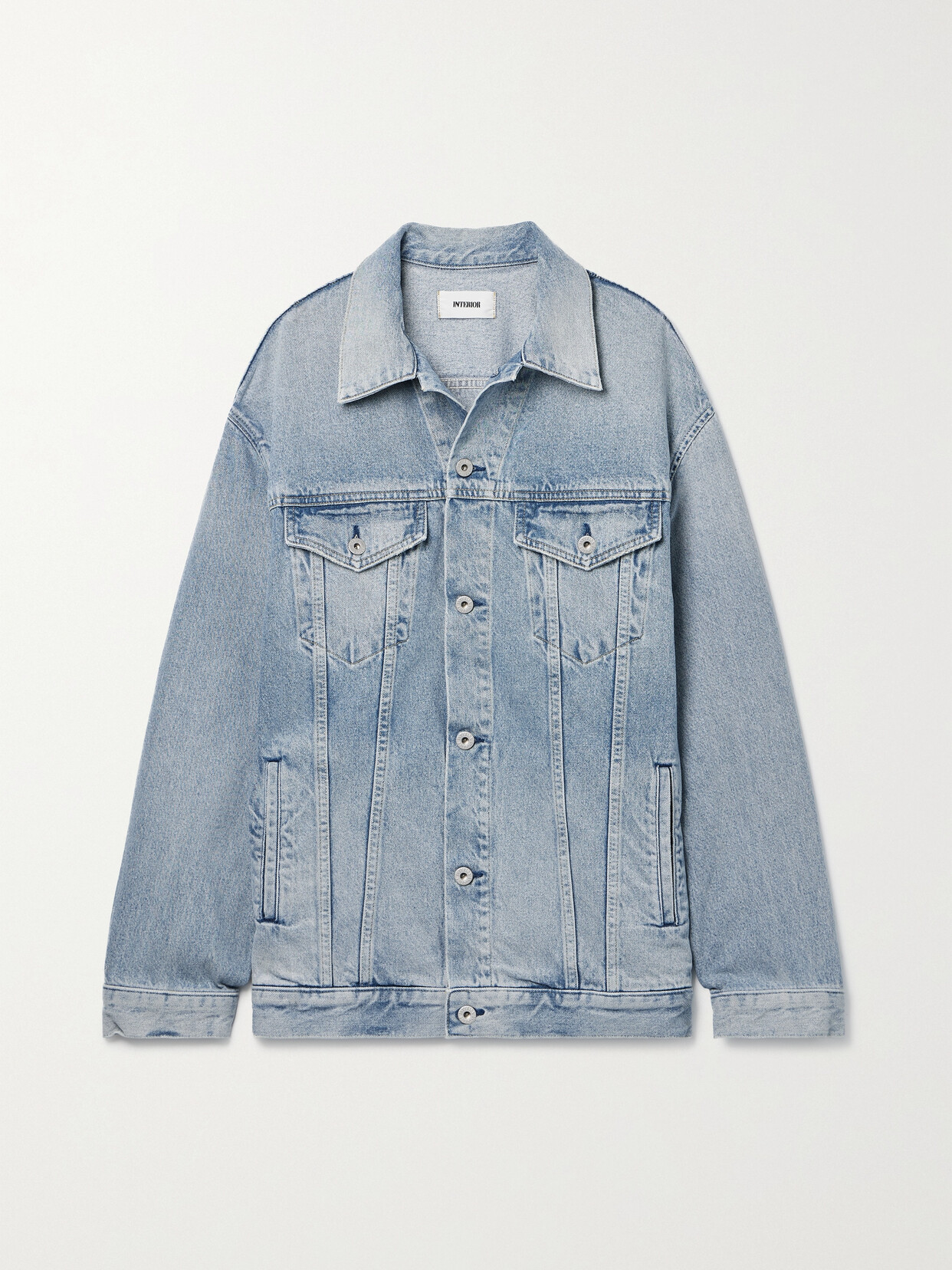 Interior - The Remy Denim Jacket - Blue