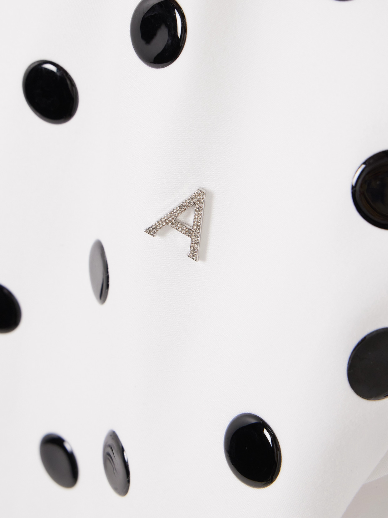 Crystal-Embellished Appliquéd Jersey T-Shirt