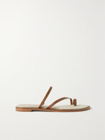 PORTE & PAIRE Leather sandals