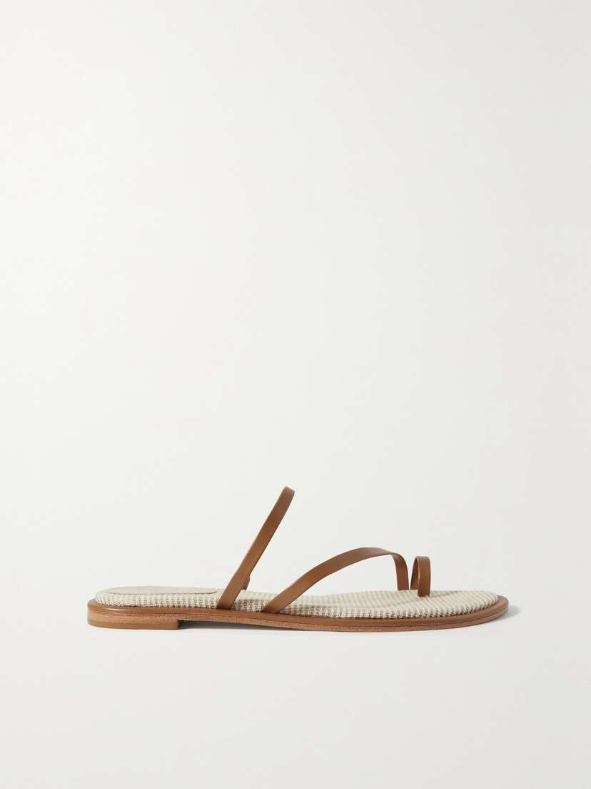 Porte & Paire Leather Sandals