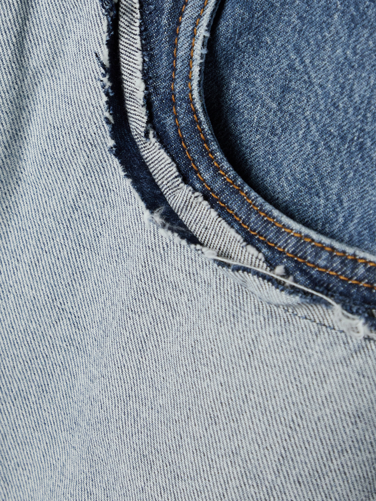 Frayed Denim Midi
