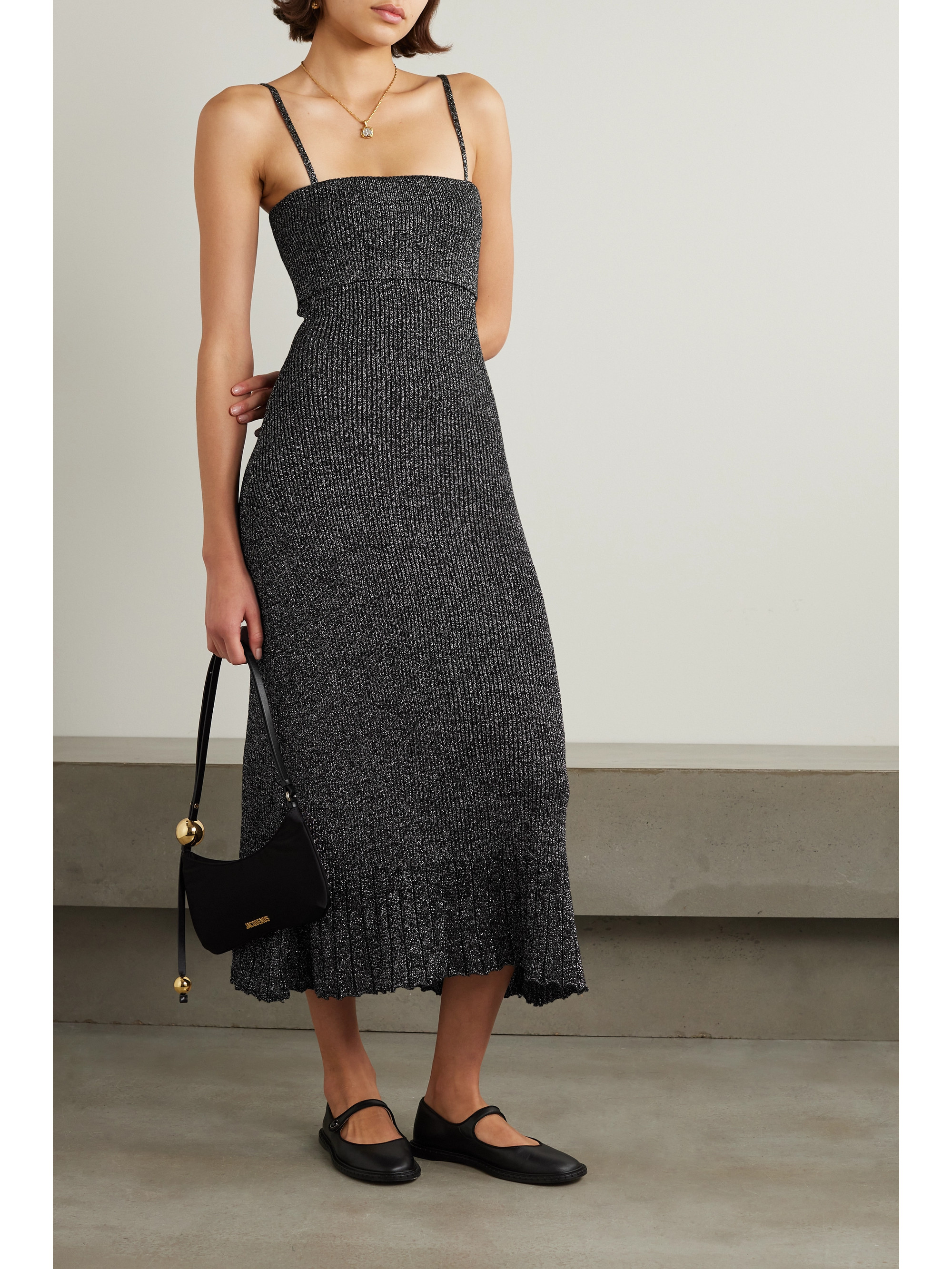Proenza Schouler White Label Lorenia metallic lamé maxi dress