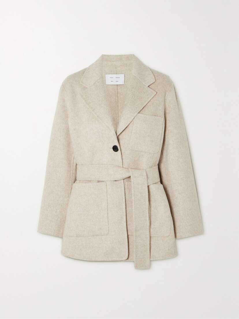 Proenza Schouler White Label Amalia Brushed Wool-blend Blazer