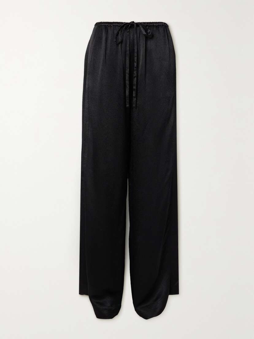 Proenza Schouler White Label Hazel Satin-crepe Wide-leg Pants
