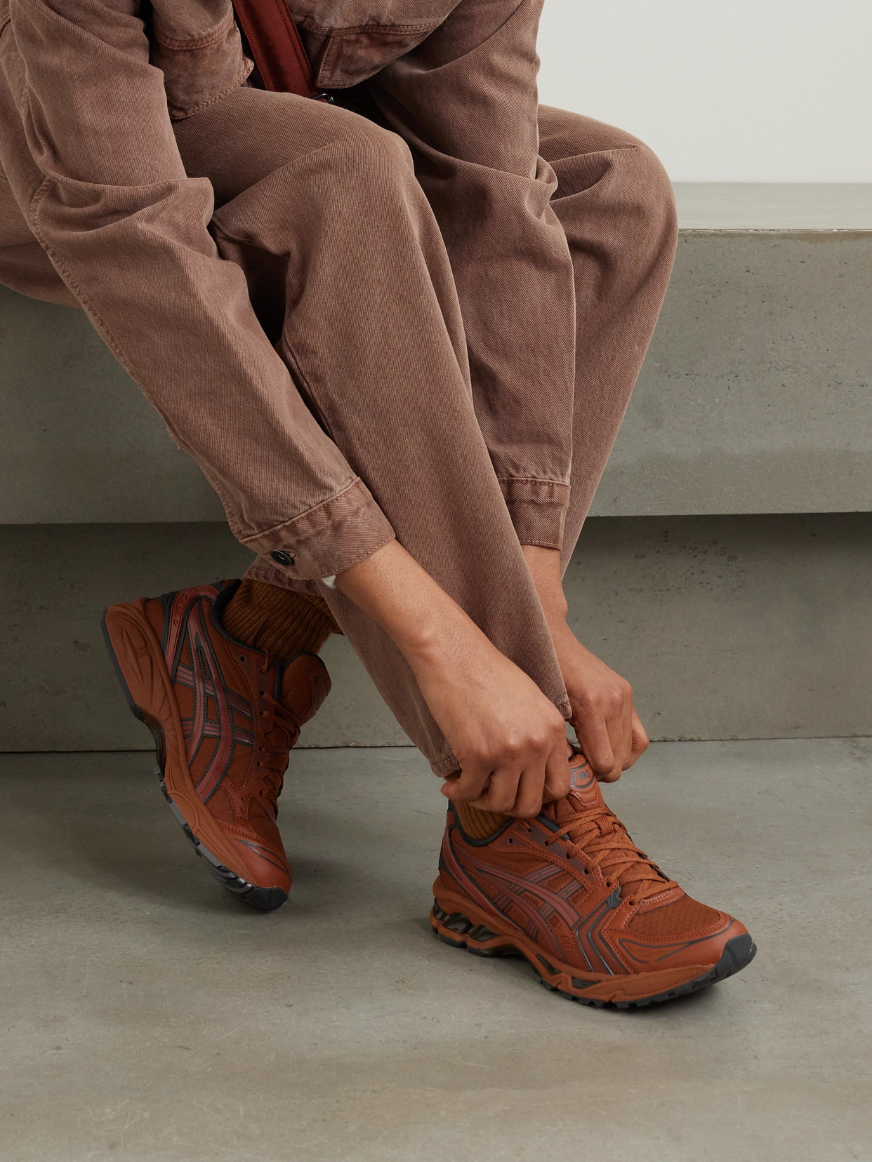 Gel-Kayano 14 Rubber-Trimmed Ripstop And Faux Sneakers