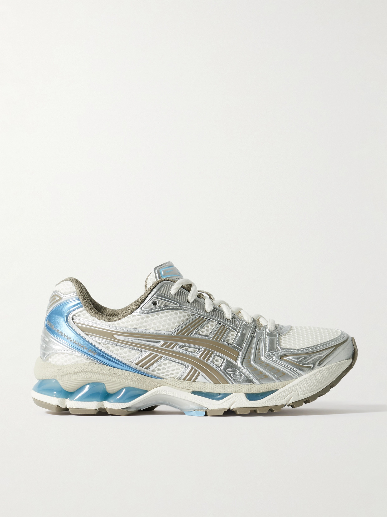 Asics - Gel-kayano 14 Rubber-trimmed Mesh And Faux Leather Sneakers - Cream