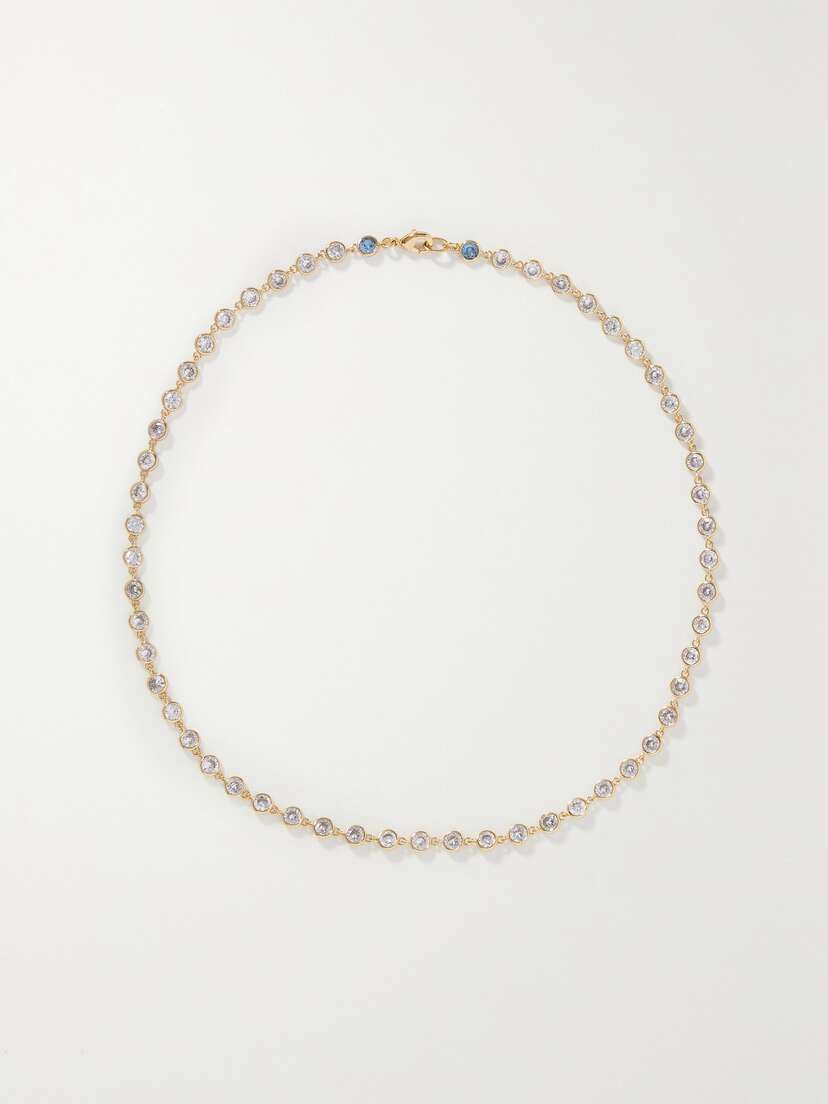 Roxanne Assoulin tone Crystal Necklace