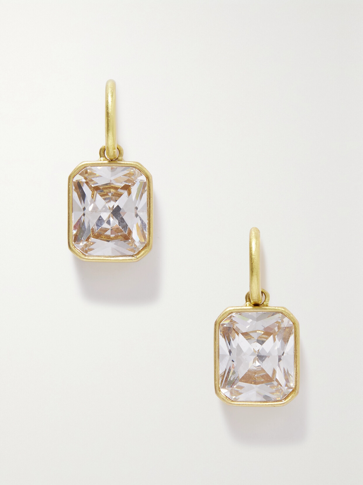 Roxanne Assoulin Raj Gold-tone Crystal Earrings