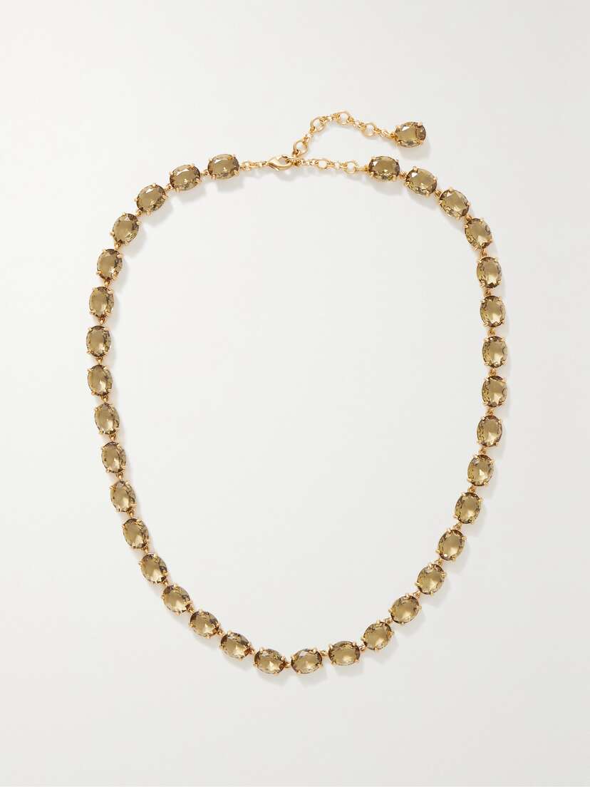 Roxanne Assoulin The Royals Gold-tone Crystal Necklace