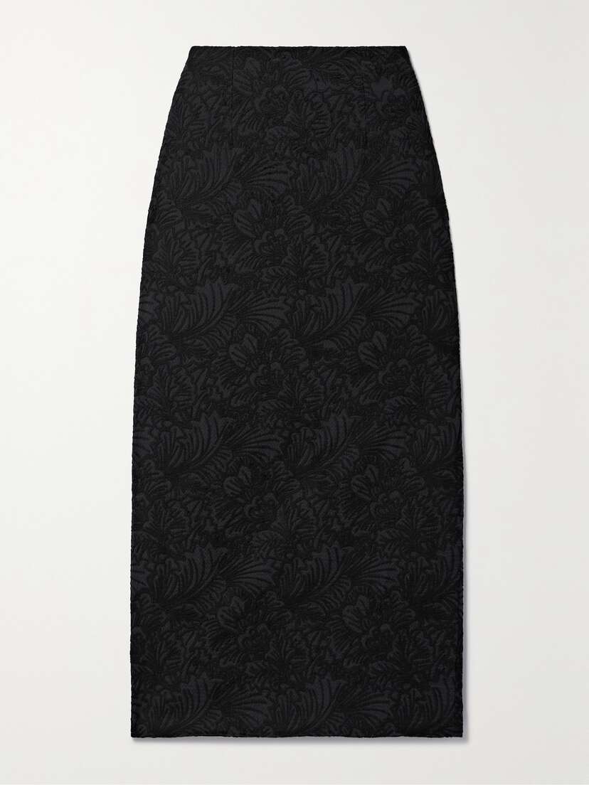 Mara Hoffman + Net Sustain Maeve Embroidered Organic Cotton Midi Skirt