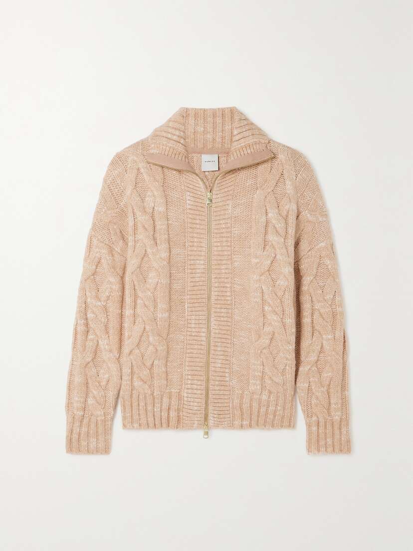 Varley Aida Cable-knit Jacket - x large