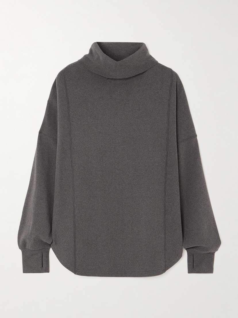 Varley Rainer Brushed Stretch-knit Rollneck Sweater - x large