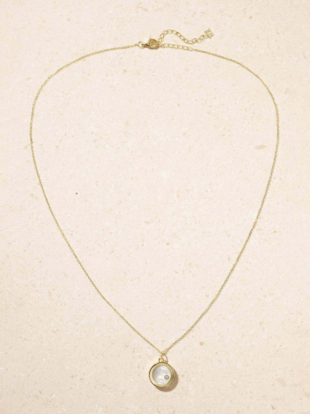 Shop Mateo 14-karat Gold, Pearl And Diamond Necklace In Unknown