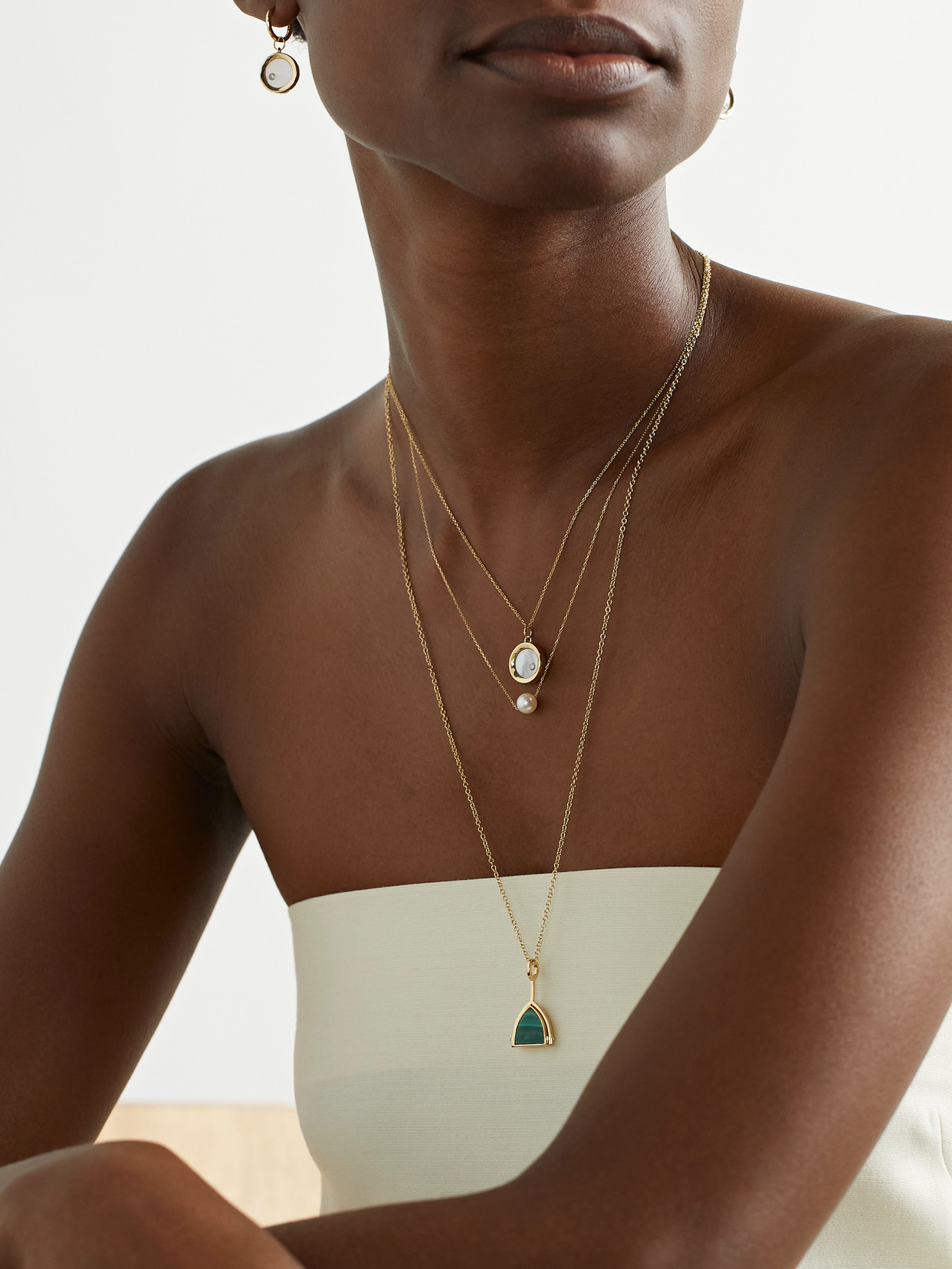 Mateo 14-karat Gold, Pearl And Diamond Necklace In Unknown