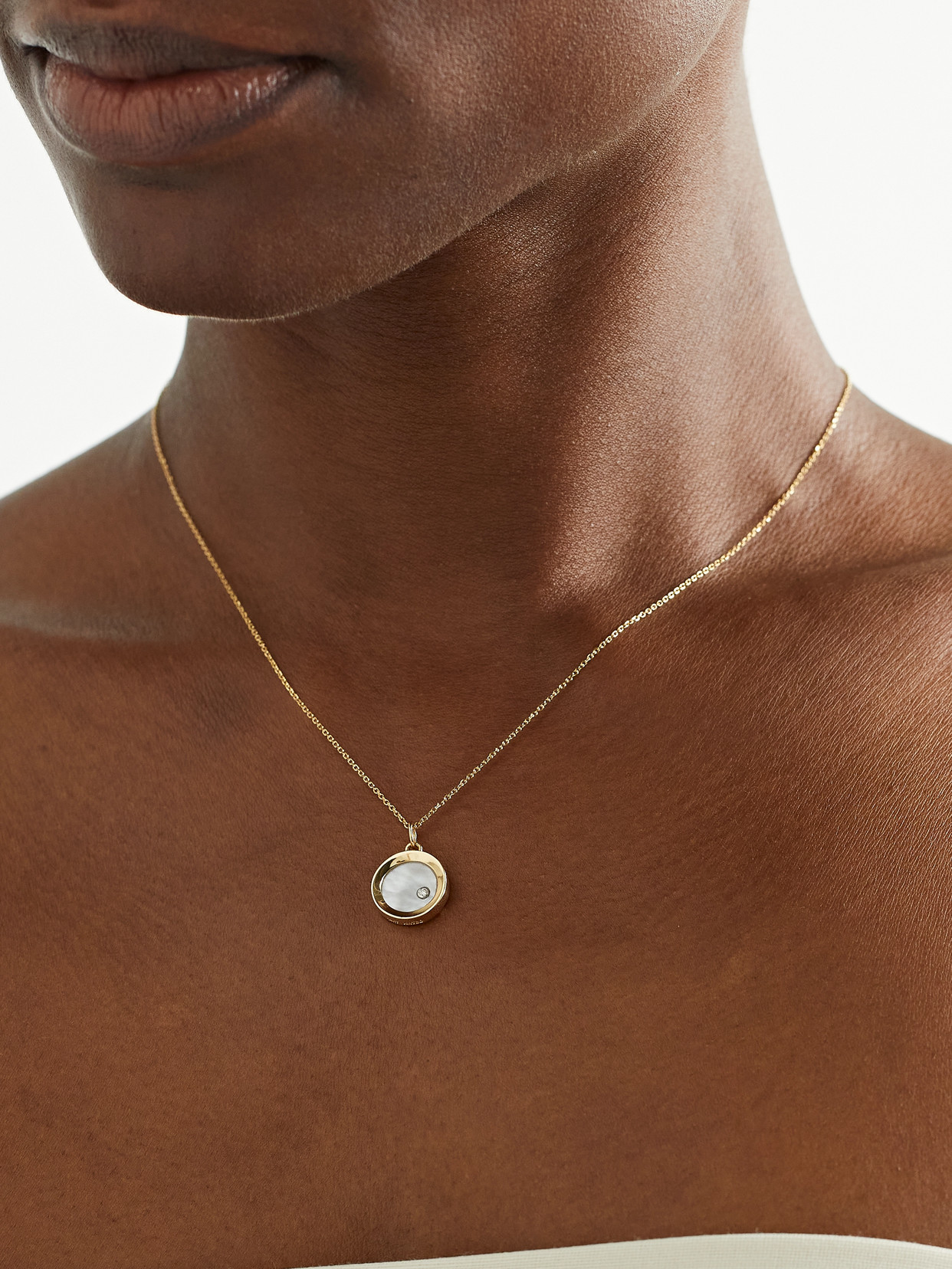 Mateo 14-karat Gold, Pearl And Diamond Necklace In Unknown