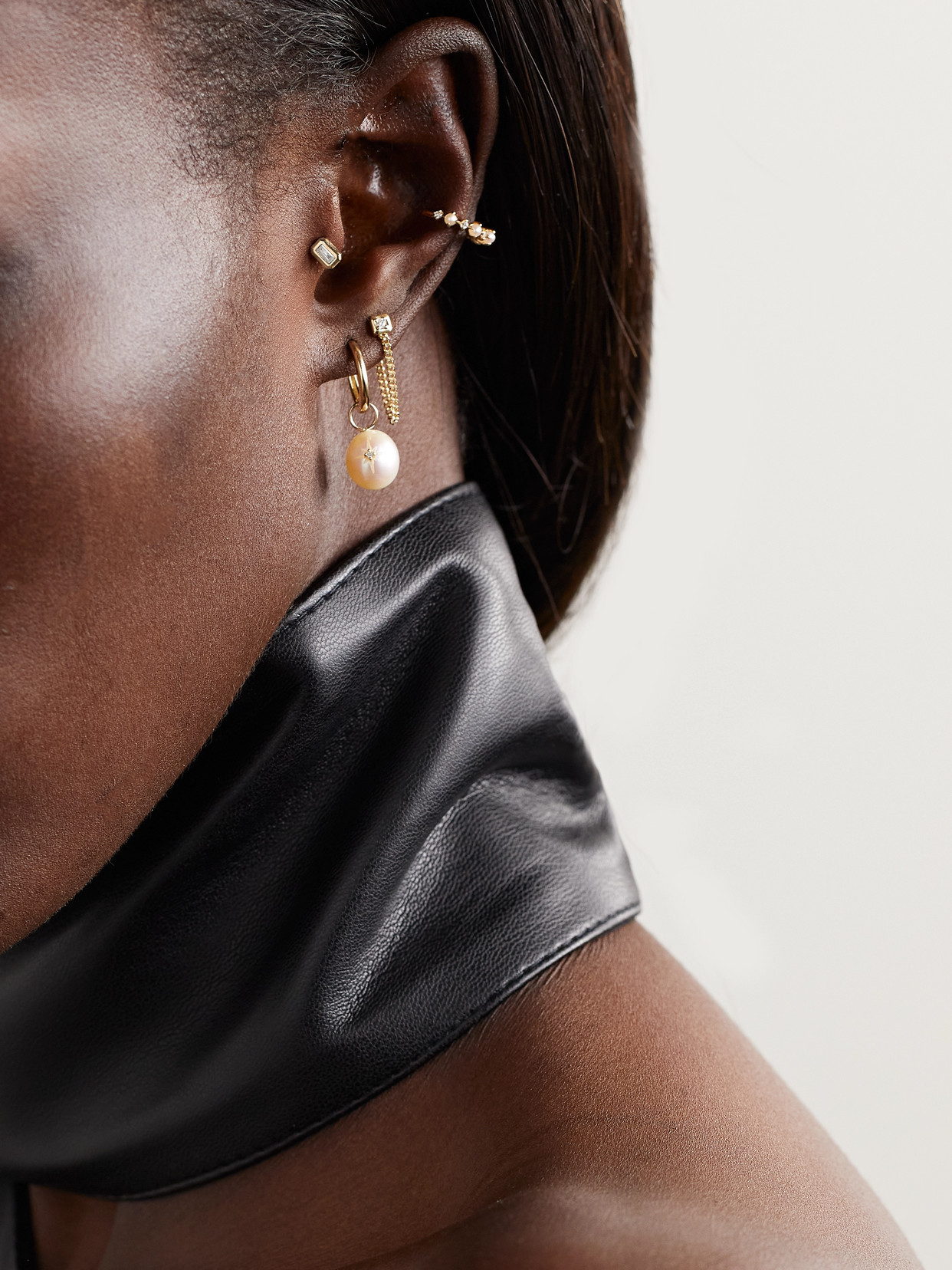 Mateo 14-karat Gold Diamond Earrings In Gold
