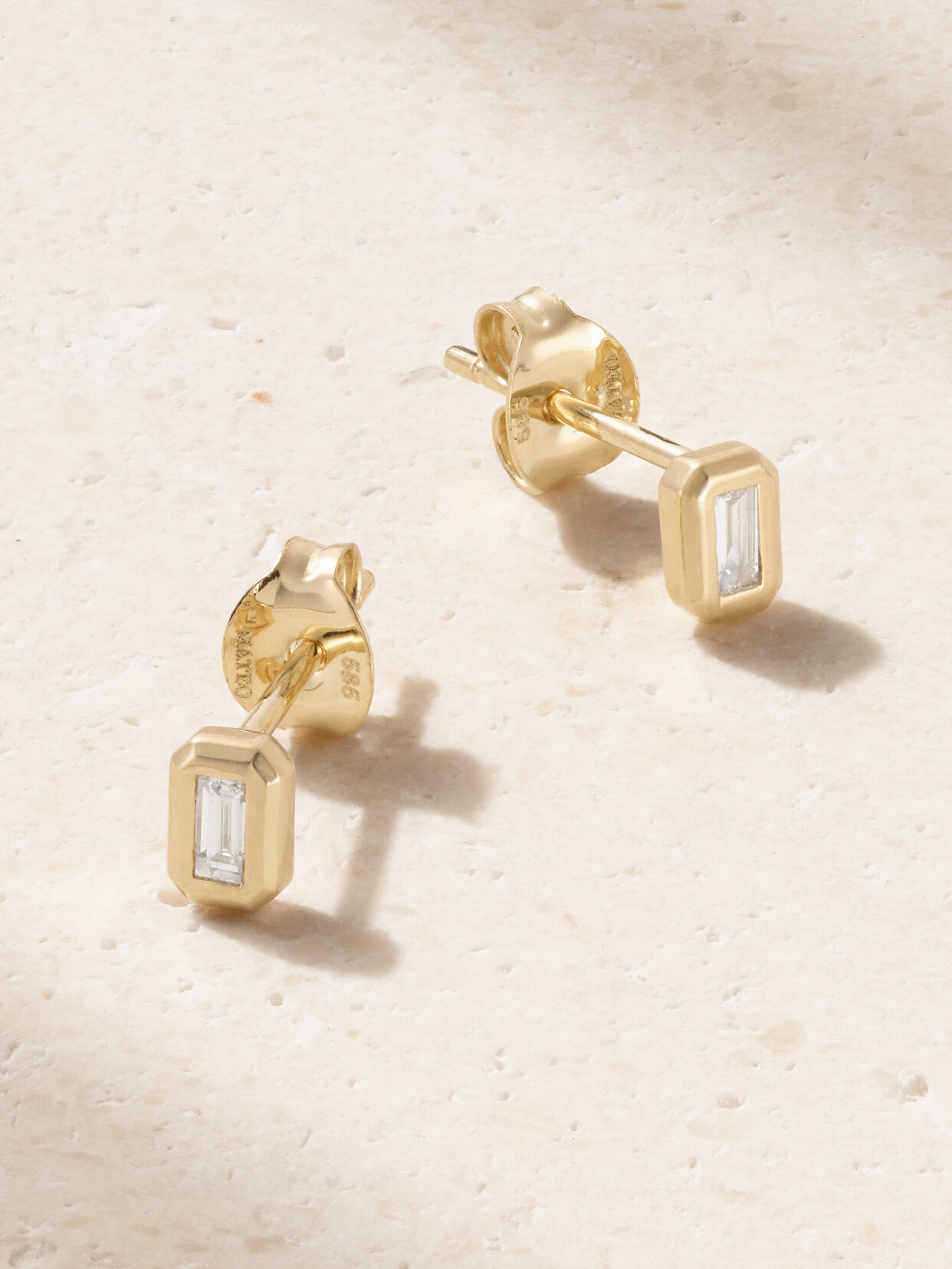 Mateo 14-karat Gold Diamond Earrings