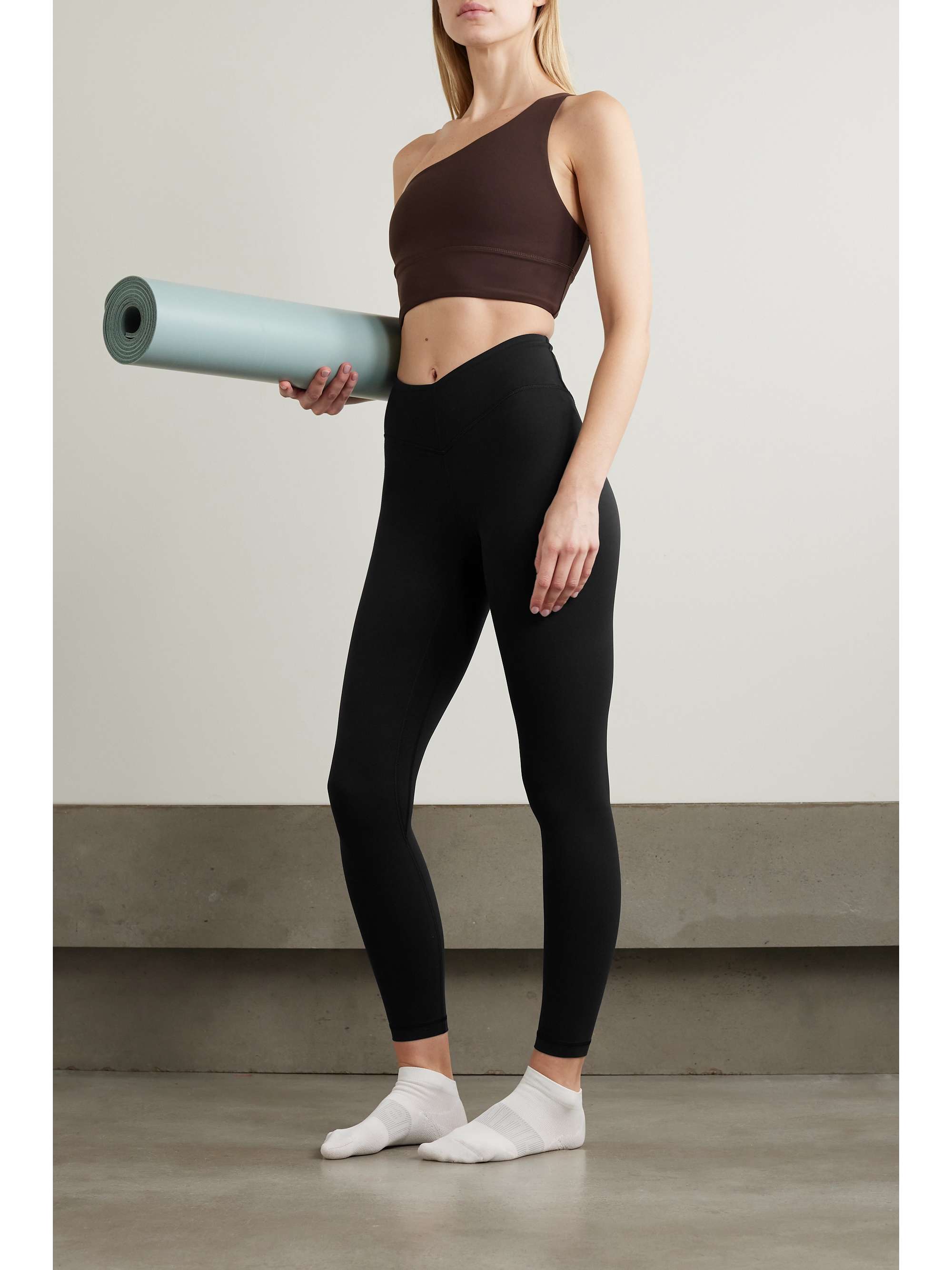 LULULEMON Align Dipped high-rise leggings - 25, lululemon align leggings  black