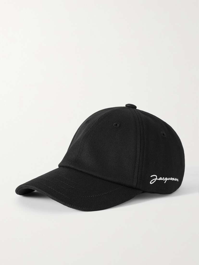 Jacquemus Embroidered Cotton-twill Baseball Cap