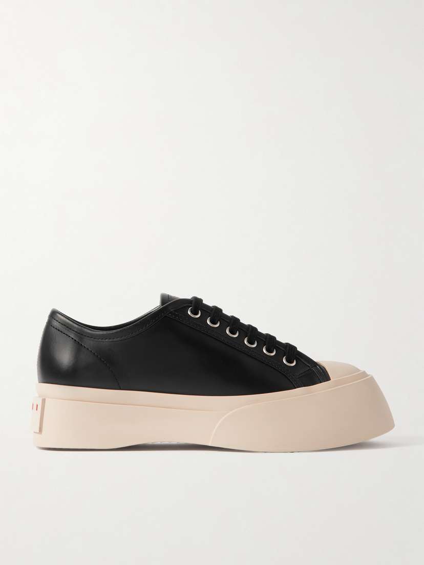 Marni Pablo Leather Platform Sneakers