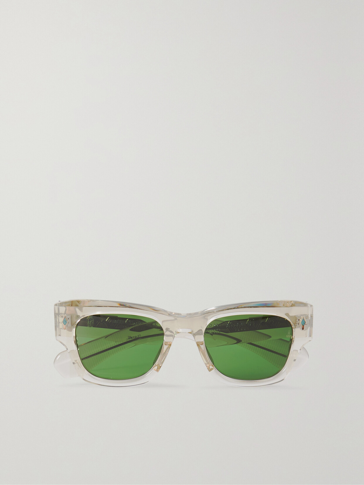 Jacques Marie Mage - + Alanui Zuma Square-frame Acetate Sunglasses - Off-white