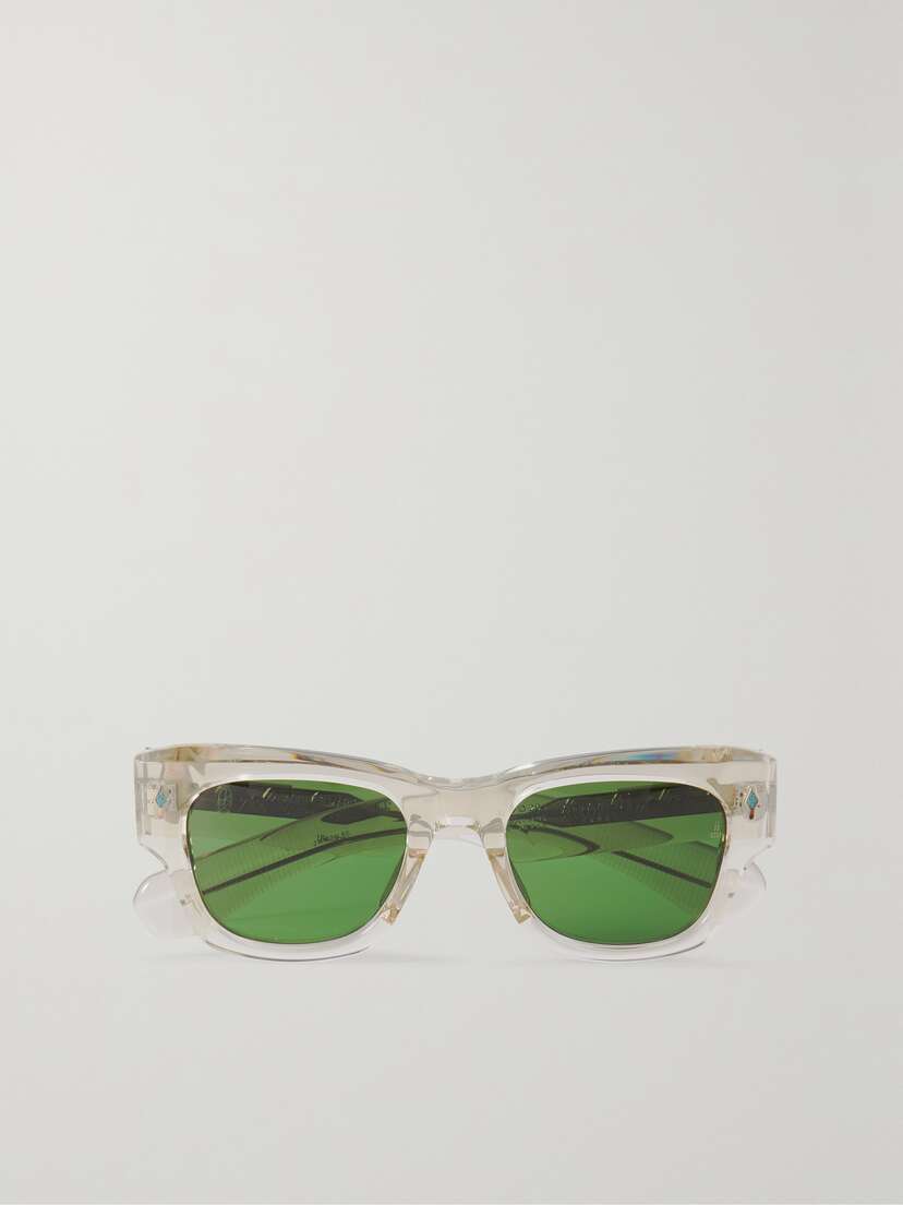 Jacques Marie Mage + Alanui Zuma Square-frame Acetate Sunglasses