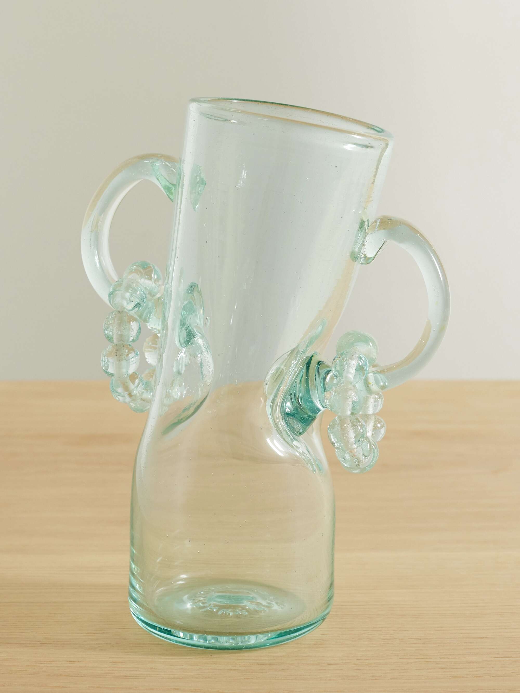 Recycled Glass Carafe and Glass Tumbler Set