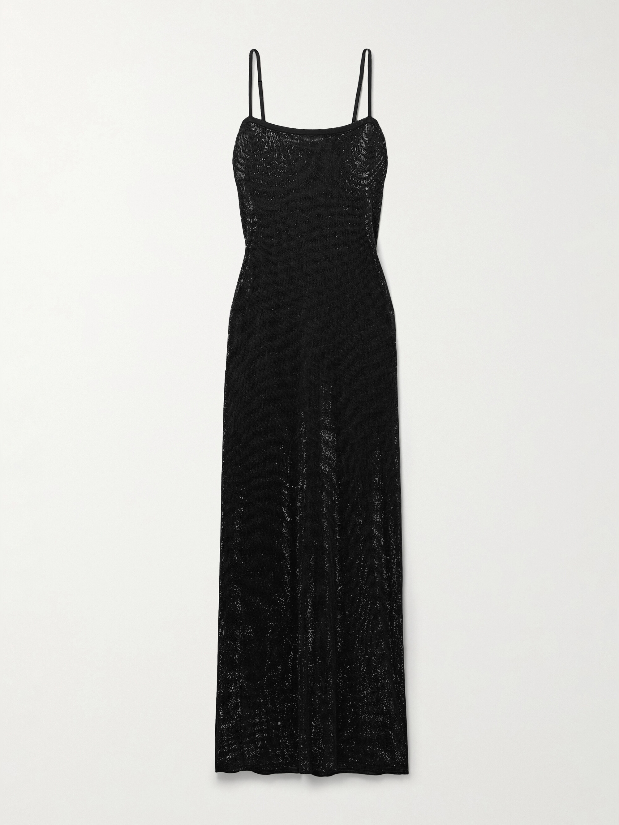 Alexander Wang Crystal-embellished jersey midi dress thumbnail
