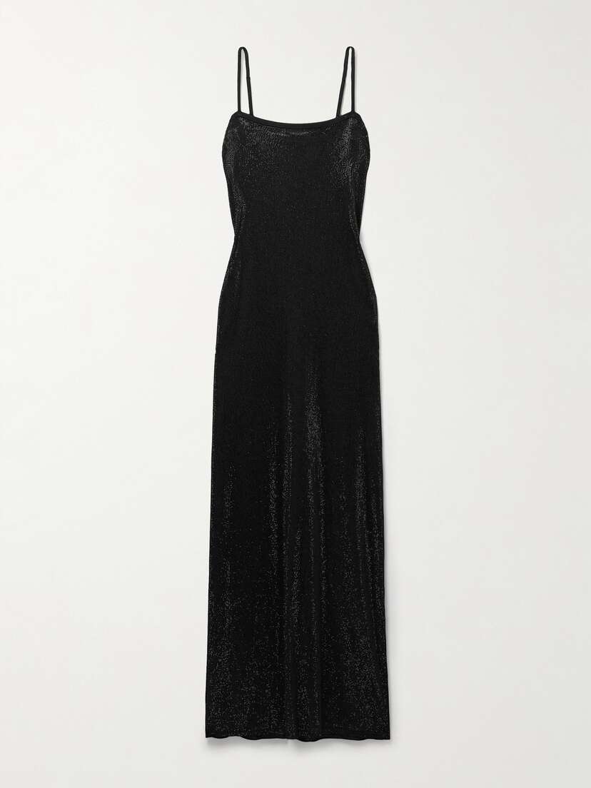Alexander Wang Crystal-embellished Jersey Midi Dress