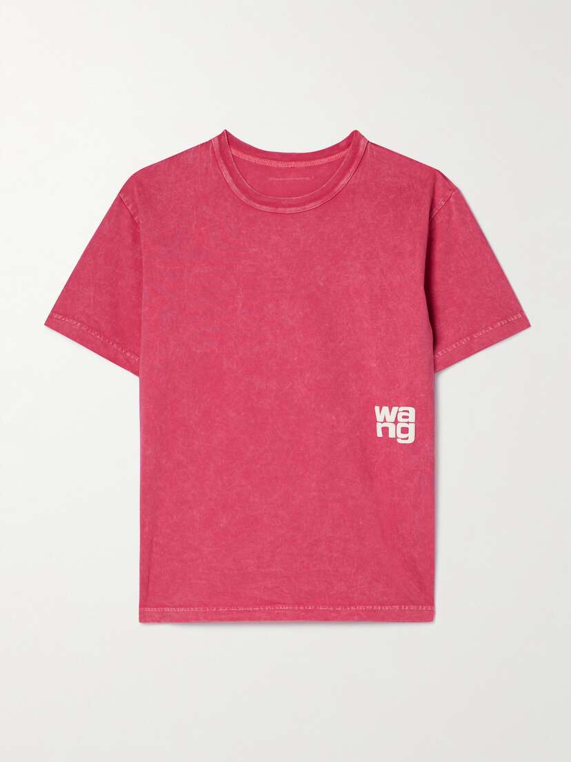 alexanderwang.t Essential Printed Cotton-jersey T-shirt