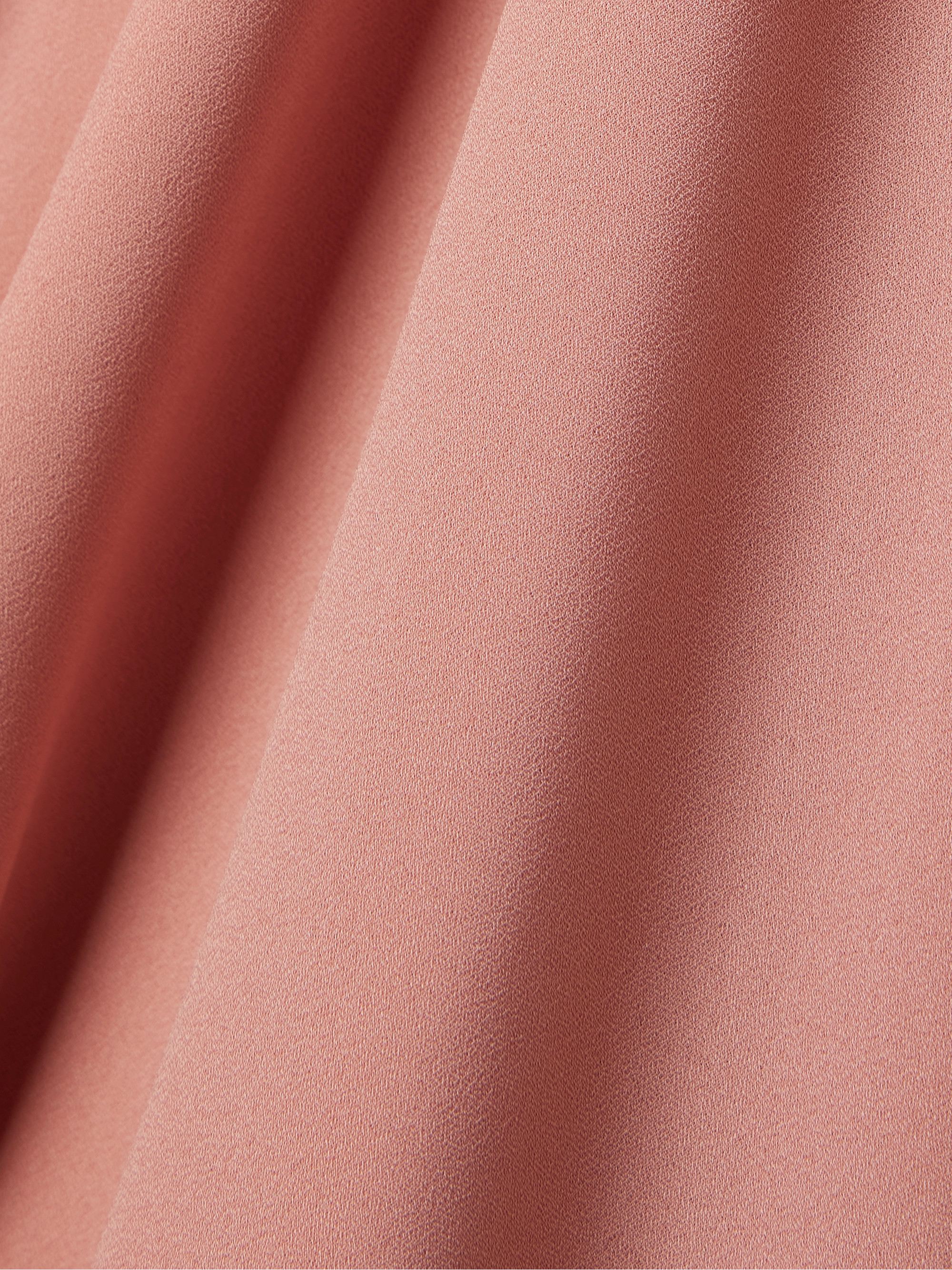 SIMKHAI Belted crystal-embellished crepe kaftan