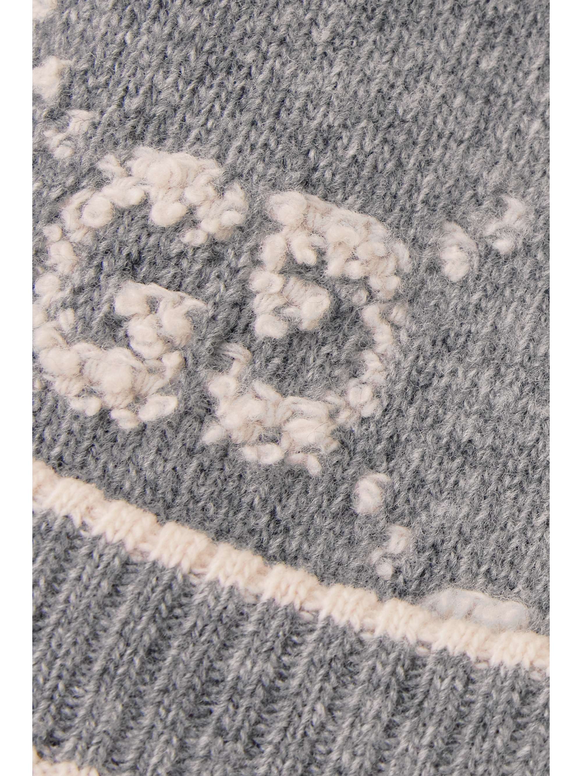 GUCCI Jacquard-knit wool cardigan
