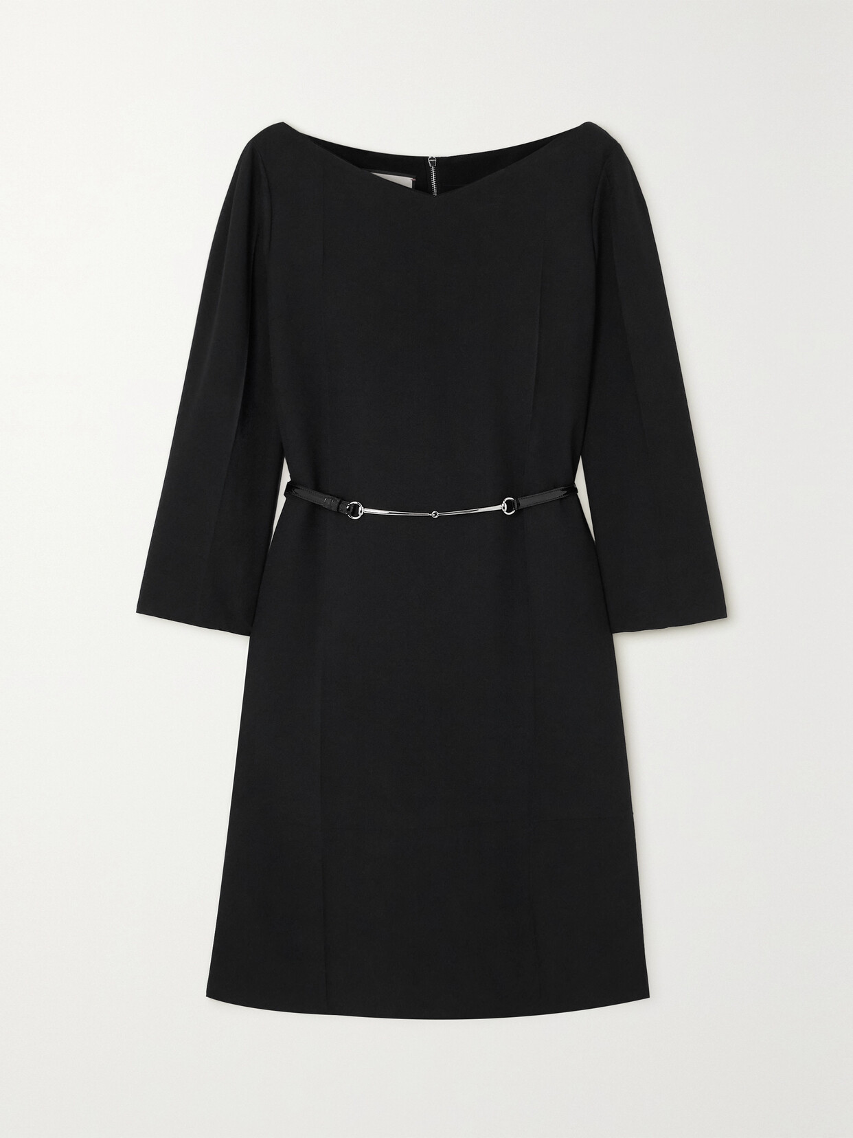 Gucci Belted Crepe Dress