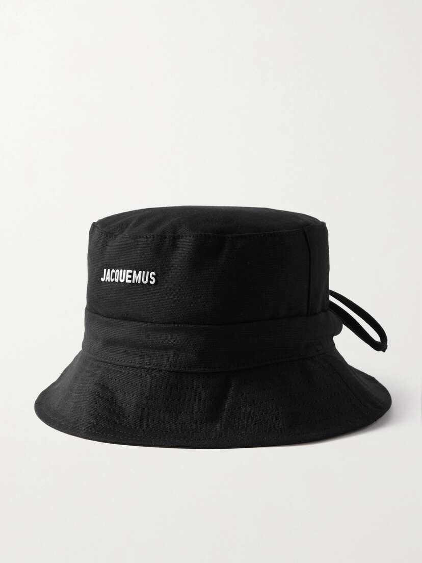 Jacquemus Le Bob Embellished Cotton-canvas Bucket Hat