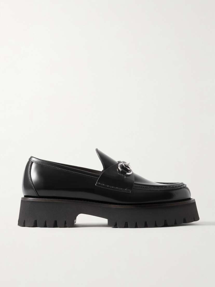 Gucci Sylke Horsebit-detailed Leather Loafers