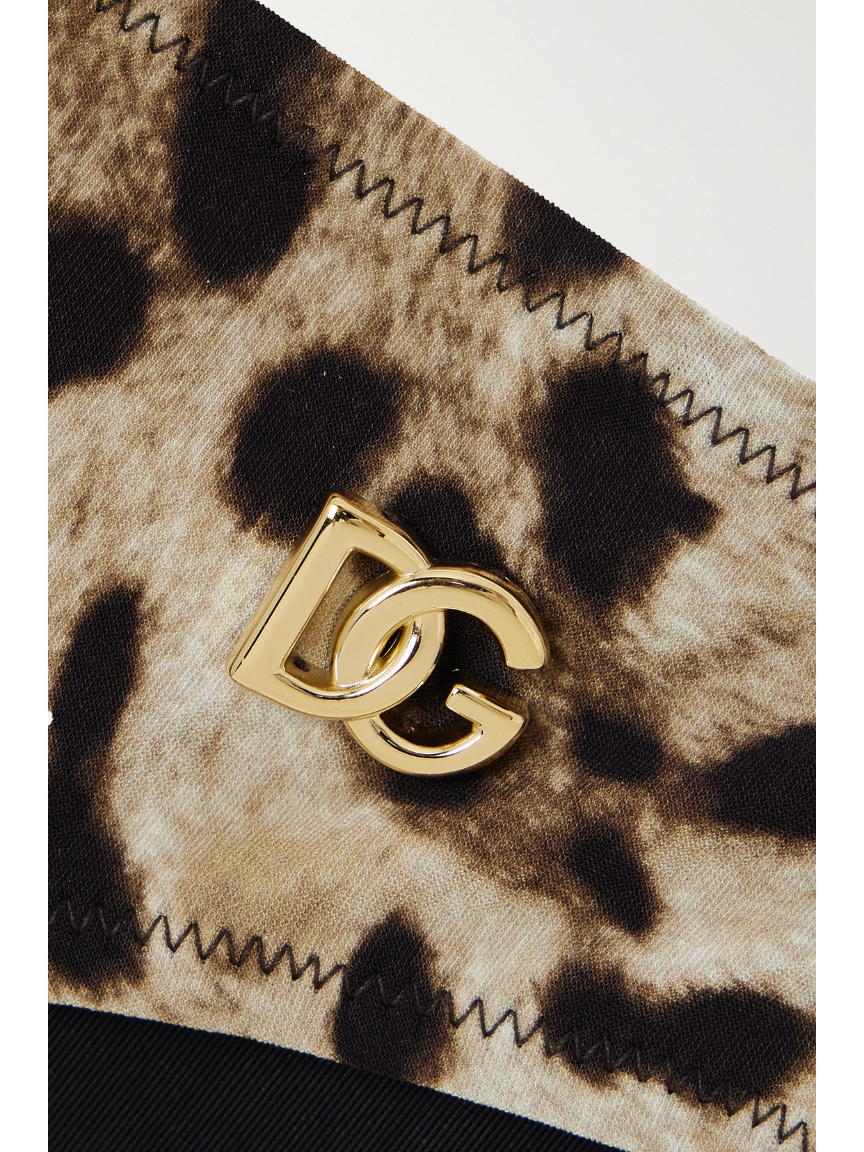 Dolce & Gabbana Leopard-print Bikini Briefs In Animal Print