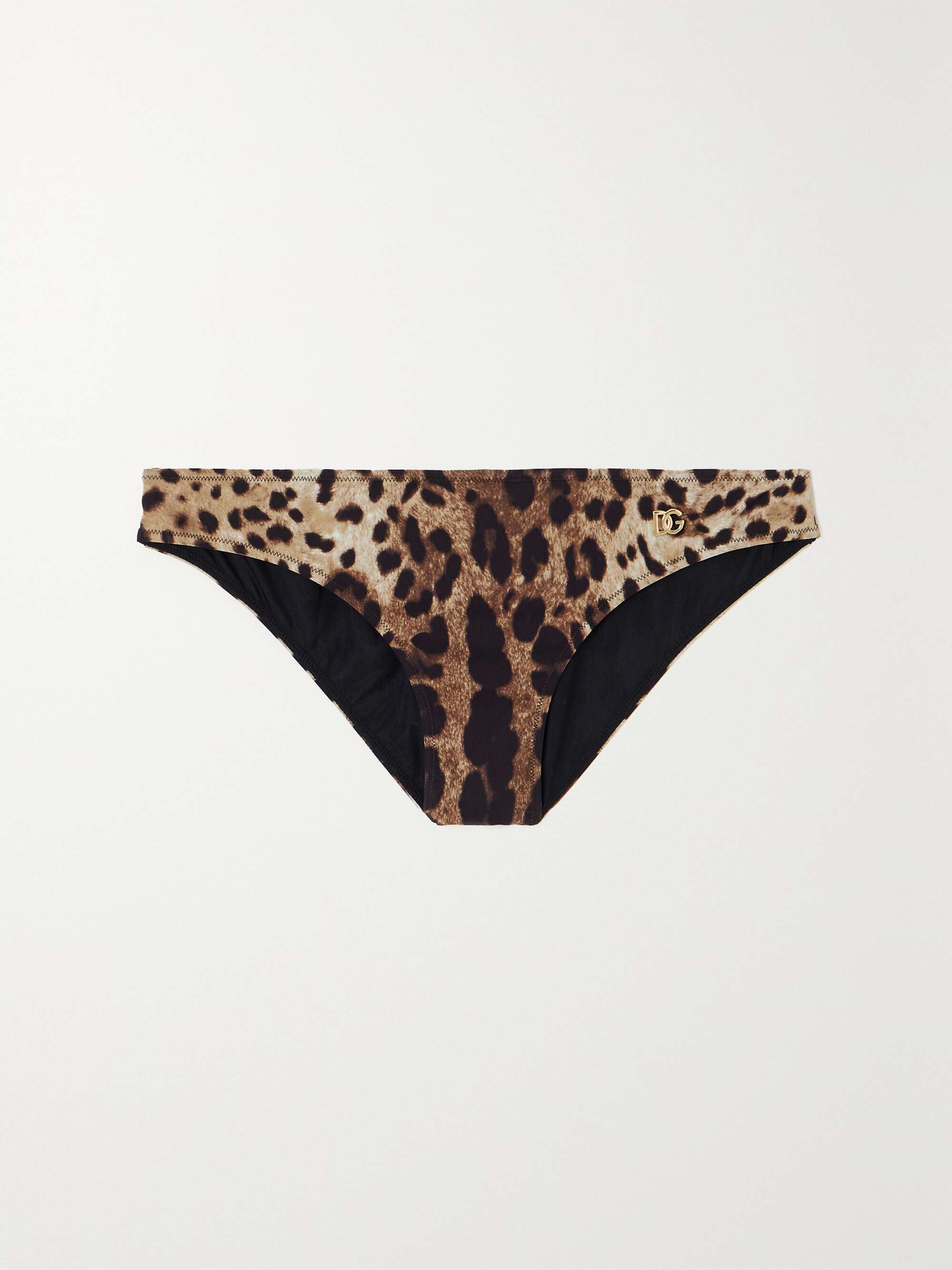 DOLCE & GABBANA Leopard-print bikini briefs | NET-A-PORTER